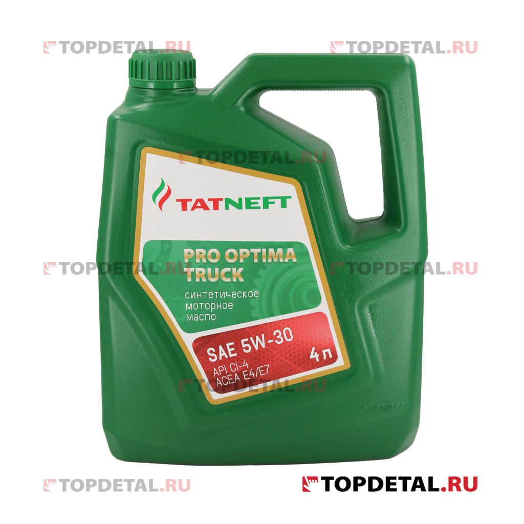 Масло Татнефть Pro Optima Track моторное 5W30 (синтетика) 4л 4650229680734 купить в интернет-магазине Topdetal.ru