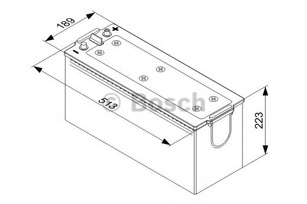 Стартерная аккумуляторная батарея BOSCH 0 092 T40 750