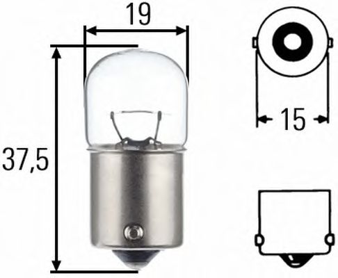 Лампа накаливания BEHR (HELLA) 8GA 002 071-251