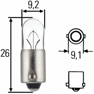 Лампа накаливания BEHR (HELLA) 8GP 002 067-241