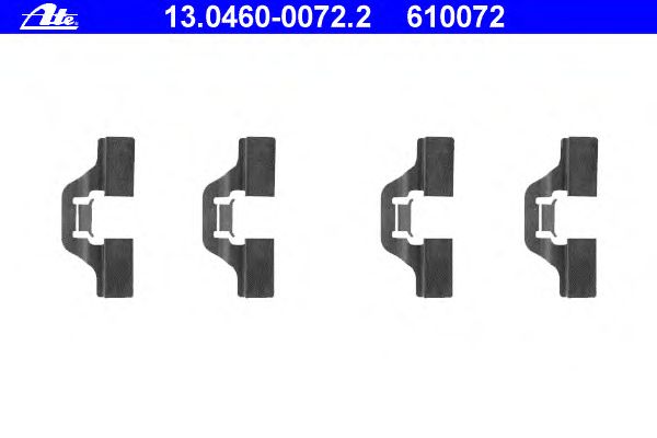 Комплектующие тормозной колодки ATE 13.0460-0072.2