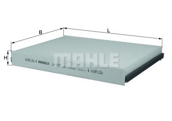Фильтр салонный KNECHT/MAHLE LA 877