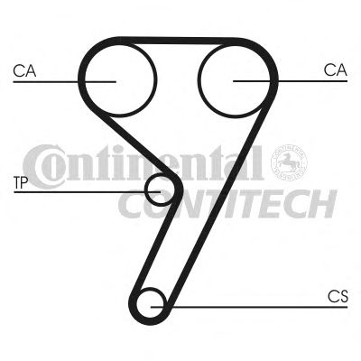 Ремень ГРМ CONTITECH CT881