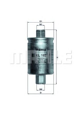 Фильтр топливный KNECHT/MAHLE KL 182