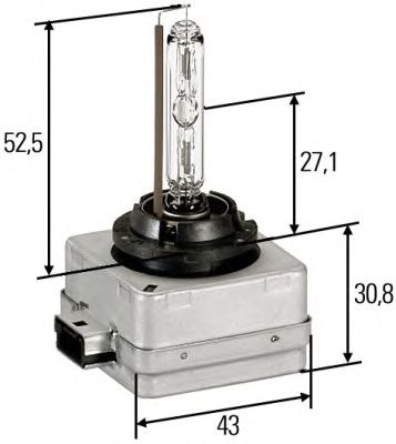 Лампа накаливания, фара рабочего освещения BEHR (HELLA) 8GS 009 028-111