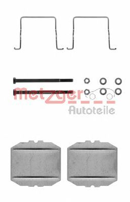 Комплектующие, колодки дискового тормоза METZGER 109-1053 - цена ...