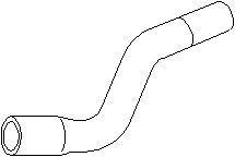 Патрубок вентиляции картерных газов HANS PRIES/TOPRAN 206558